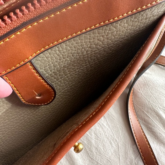 Dooney & Bourke Two-Tone Leather Crossbody Bag - Picture 10 of 10